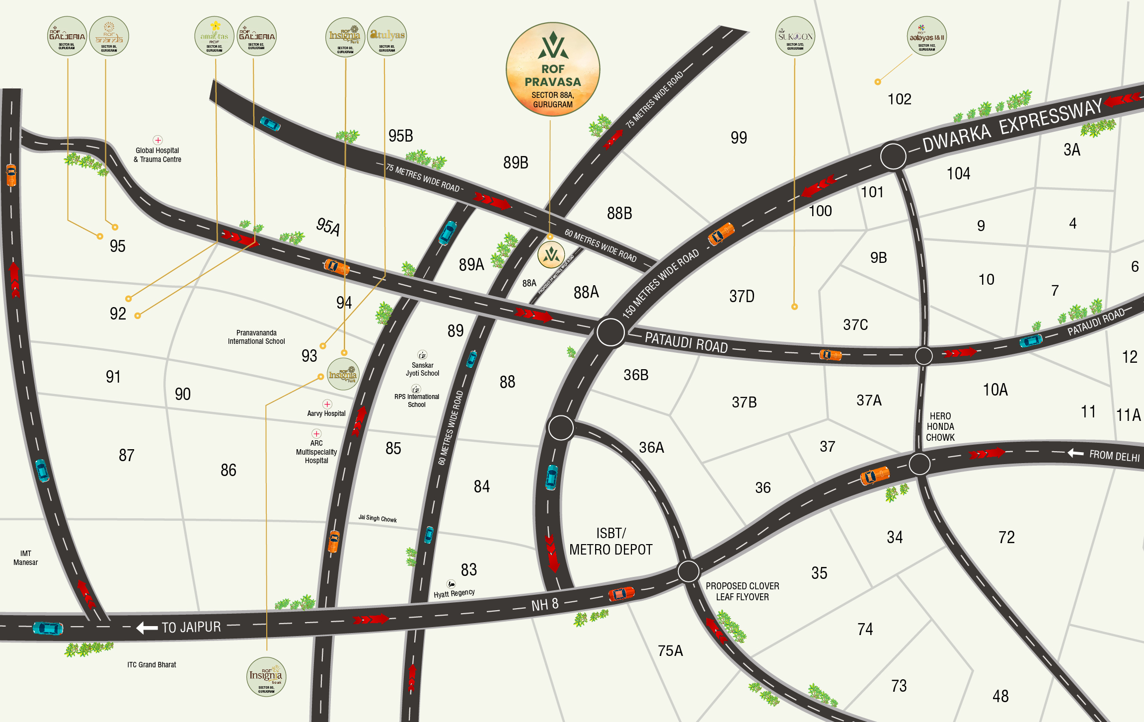 locationMap3 ROF Pravasa