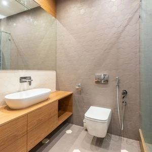 Luxury Builder Floors in Gurgaon | 2 BHK + Study in Gated Society 20 AAR Buildtech Floor Bathroom