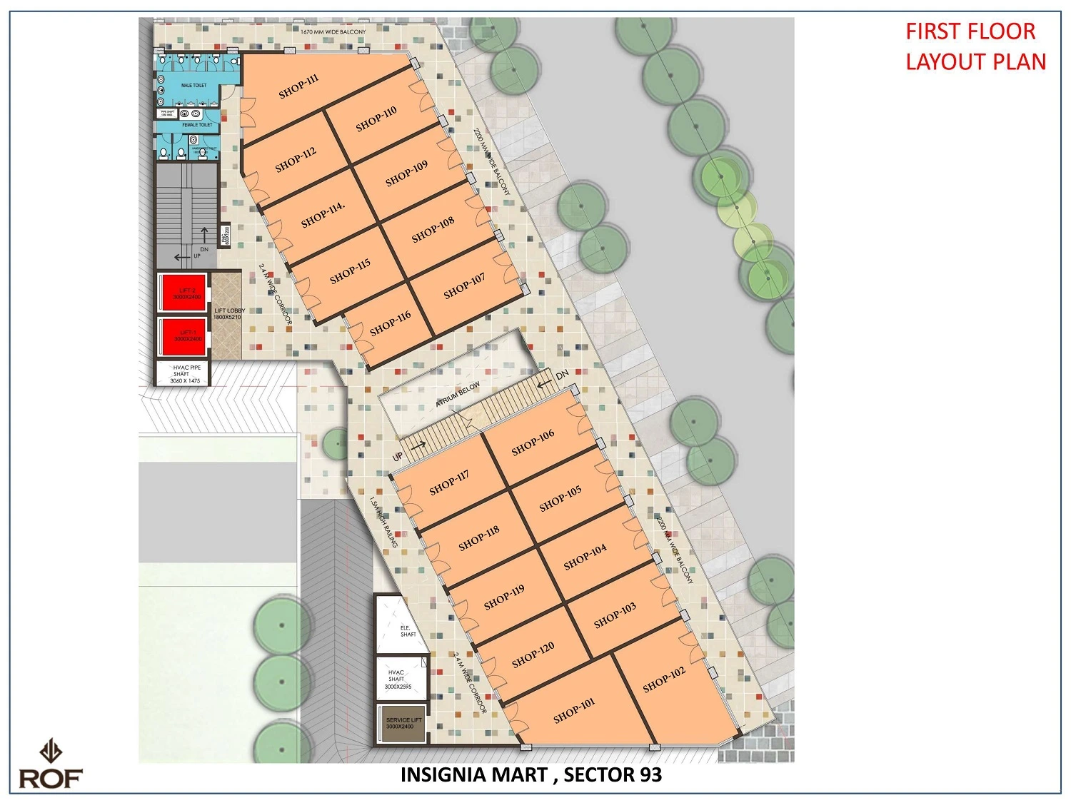 First Floor Plan ROF Insignia Mart